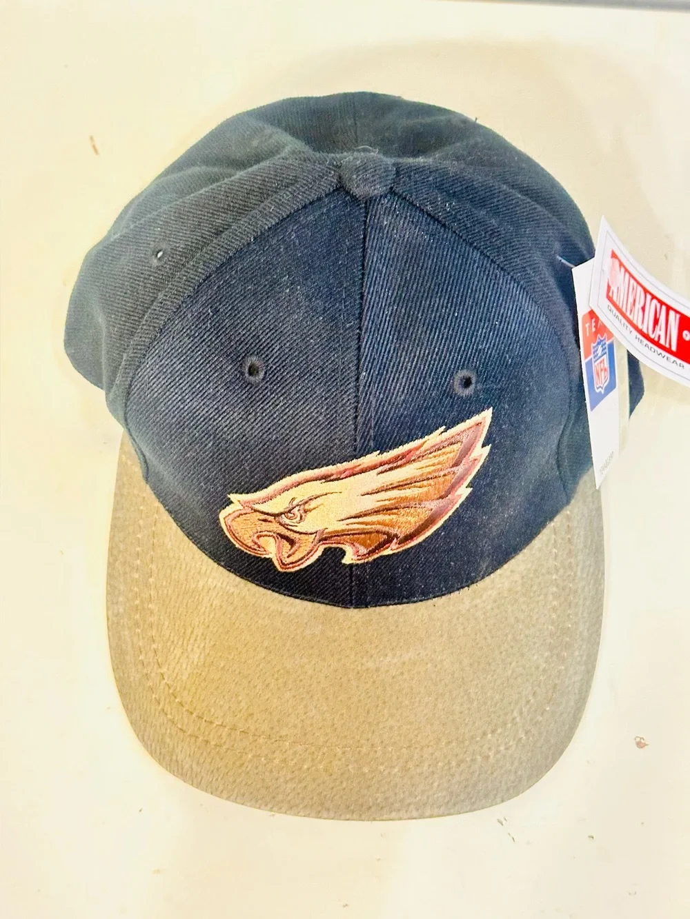 Vtg Y2k 90's NFL Philadelphia Eagles American Needle Strapback Cap Wool Blend